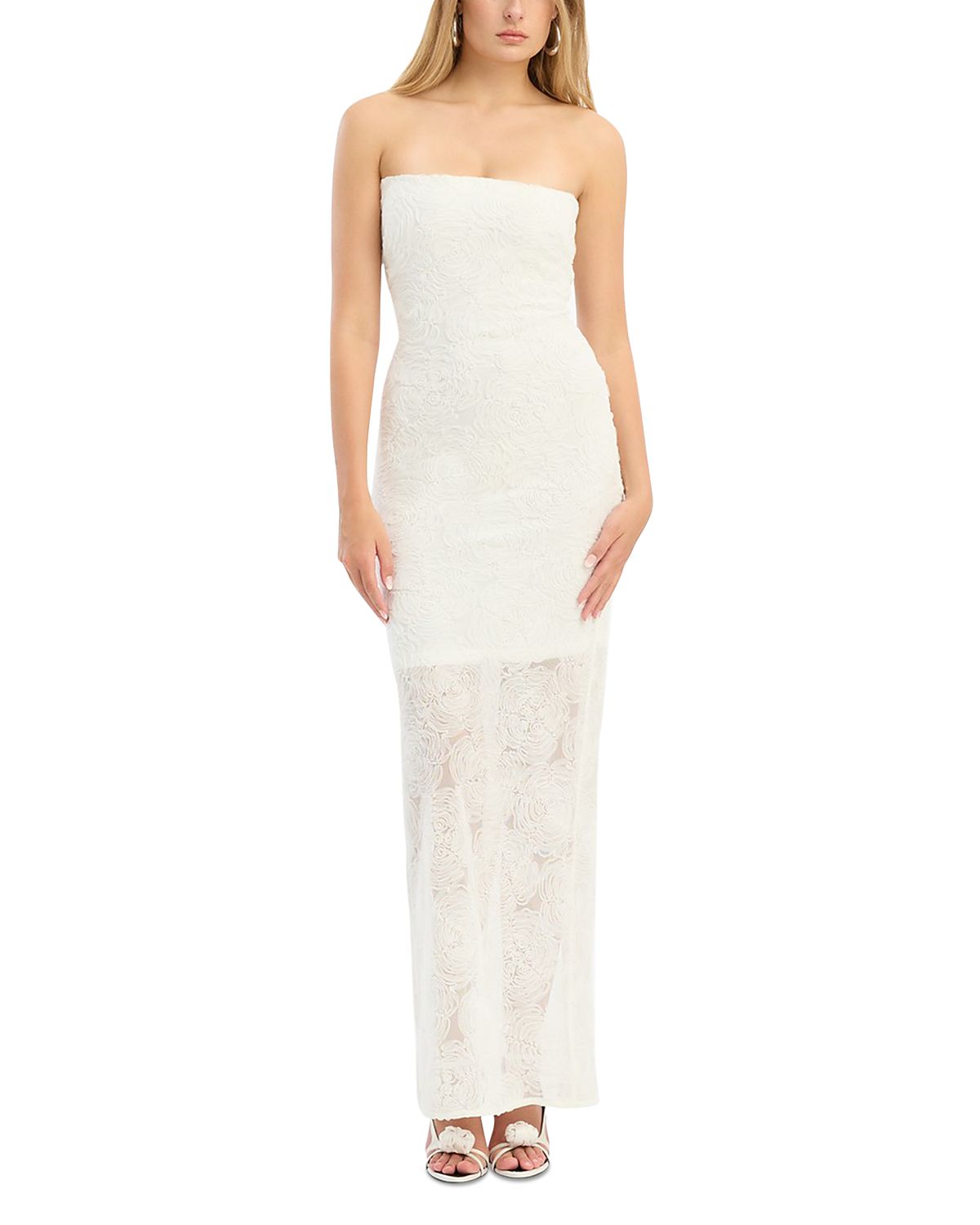 Rotate Mesh Tube Dress