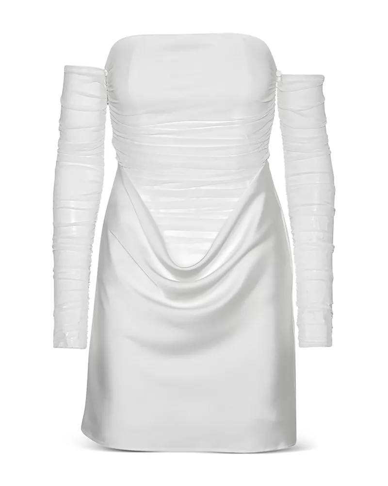 Rotate Ruched Mini Dress