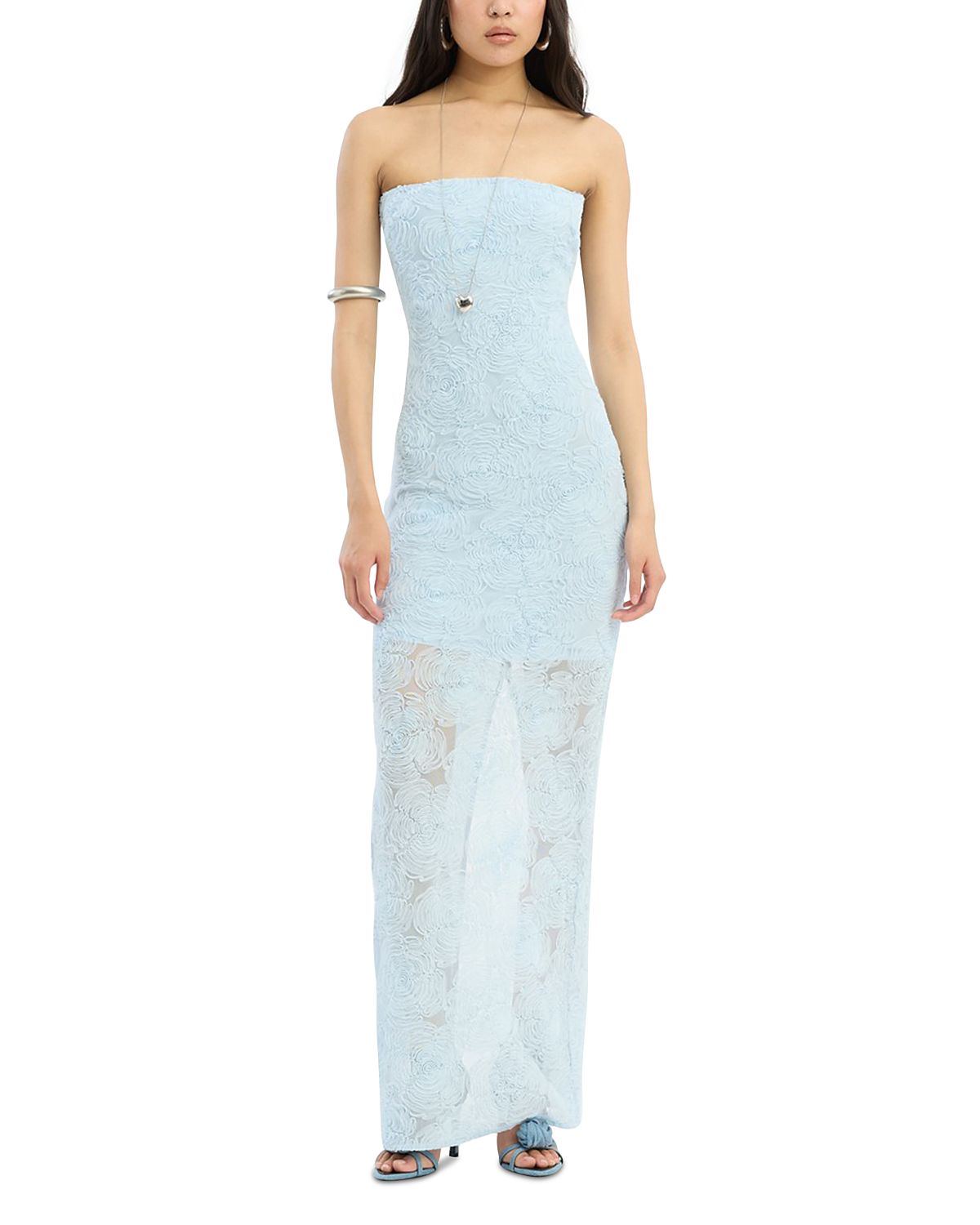 Rotate Mesh Tube Dress