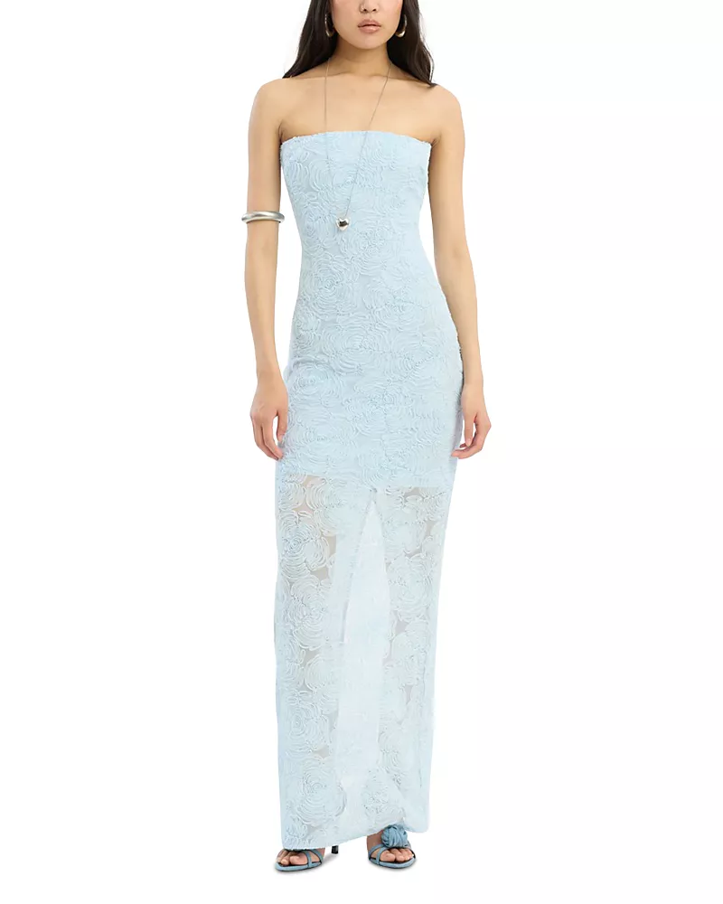 Rotate Mesh Tube Dress