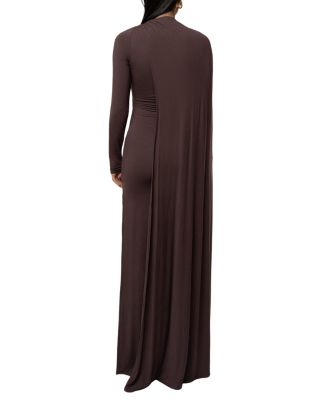 Draped Elegance Cape Dress