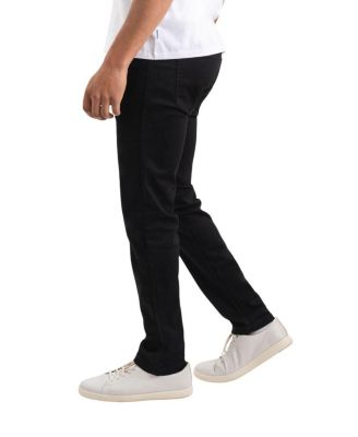 Men's Classic Fit Jeans Signature Stretch Denim Black Wash