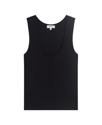  Variegated Rib Crop Tank Top