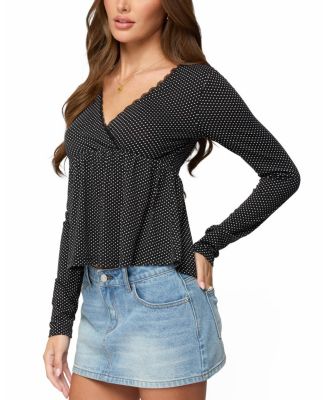Kenzie Long Sleeve Babydoll Top