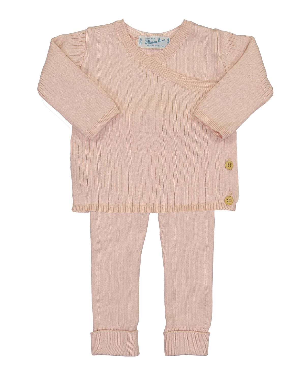 Feltman Brothers Unisex Ribbed Knit Wrap Set - Baby, Little Kid