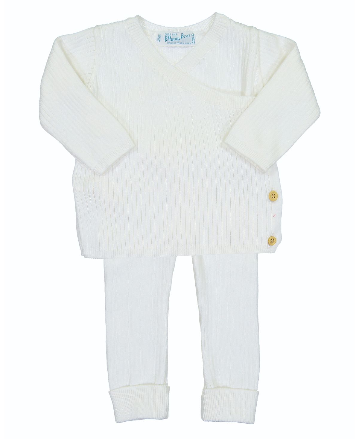 Feltman Brothers Unisex Ribbed Knit Wrap Set - Baby, Little Kid