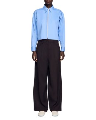 Julianna Cropped Logo Shirt