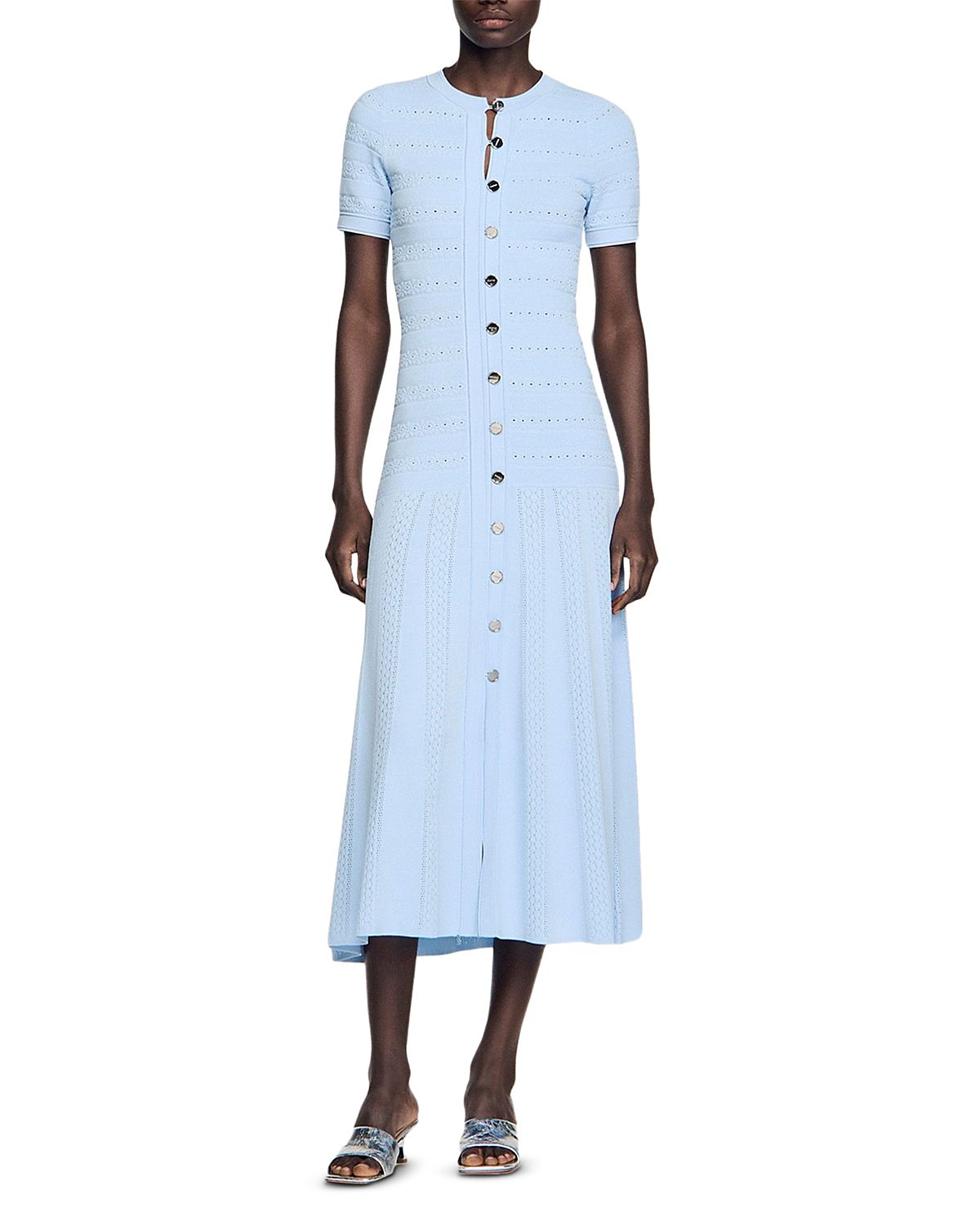 Sandro Knit Maxi Dress