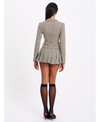  Oakley Plaid Preppy Style Blazer Jacket