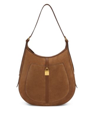 Siena Small Suede Hobo Bag
