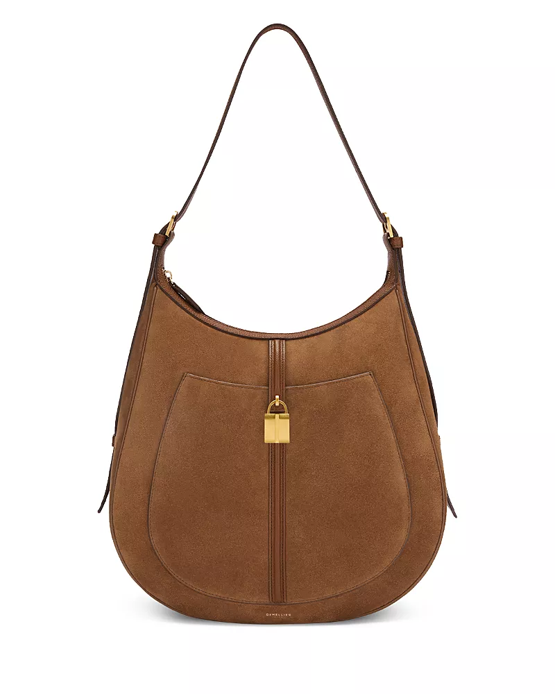 DeMellier Siena Small Suede Hobo Bag