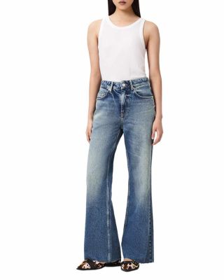 Ember High Rise Flare Leg Jeans in Vintage Indigo