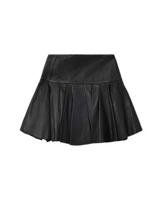 Irina Lea Leather Skirt