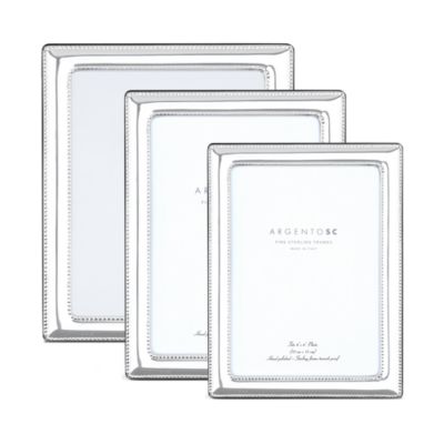 Double Bead Sterling Silver Frame