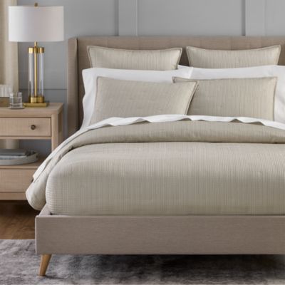 Luxe Textured Check Coverlet, King - Exclusive