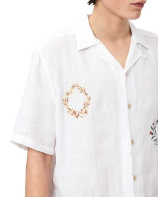 Floral Ring Short Sleeve Shirt