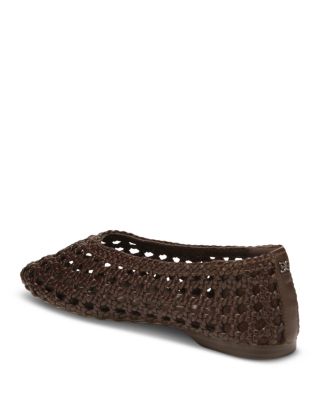 Women's Shira Woven Leather Ballet Flats
