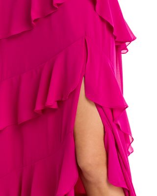 Chiffon Tiered Ruffled Dress - Exclusive