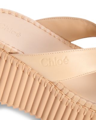Women's Nama Leather Platform Sandals