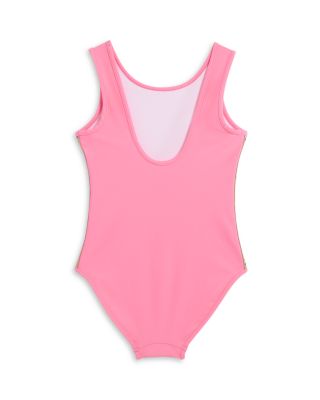 Girls Tirza Check Trim Swimsuit - Big Kid