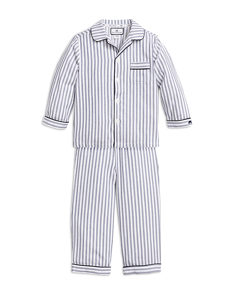 Petite Plume Unisex Boys' French Ticking Pajama Set - Baby, Little Kid, Big Kid
