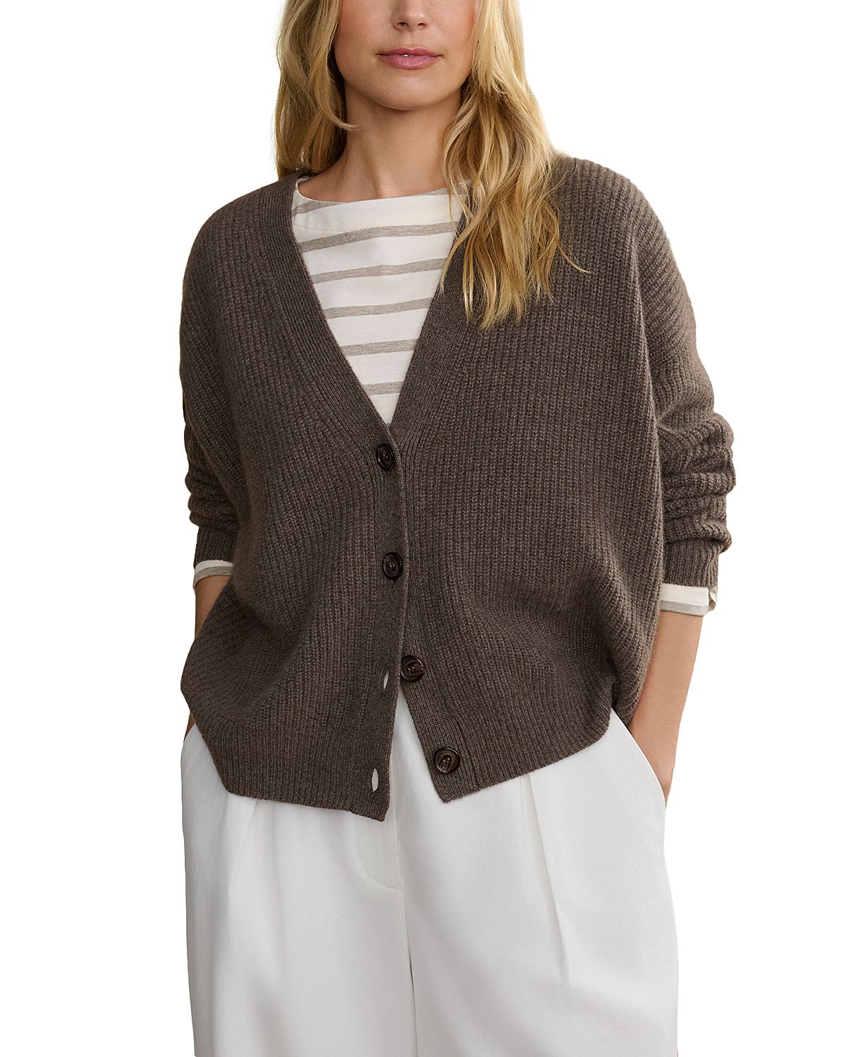 Jenni Kayne Cropped Cashmere Cocoon Cardigan
