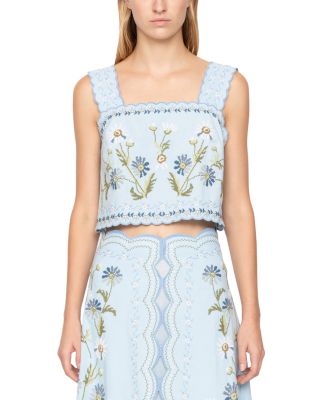 Audra Embroidered Tank