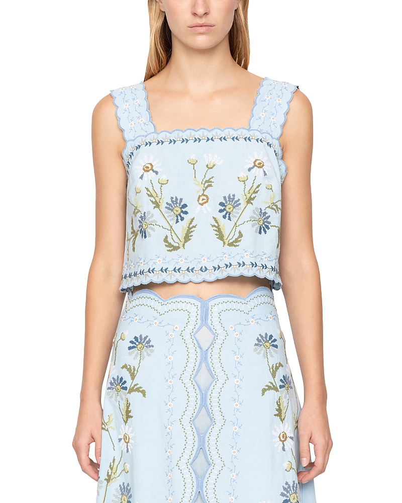 Sea Audra Embroidered Tank