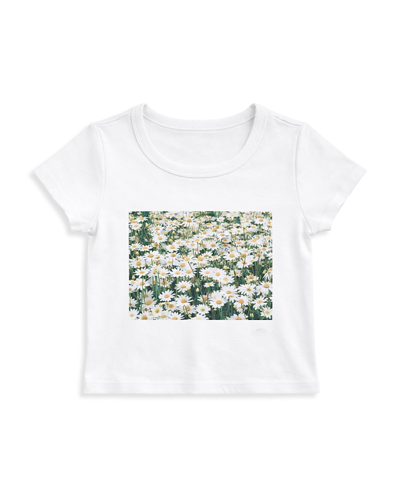 KatieJnyc Girls' Tween Daisy Fields Tee - Big Kid
