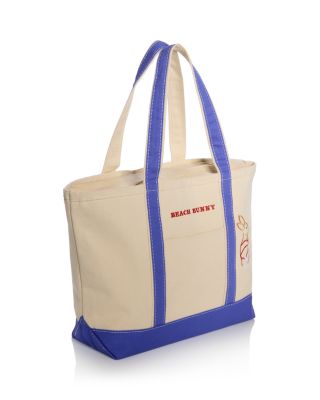 Cali Beach Bunny Canvas Tote Bag 