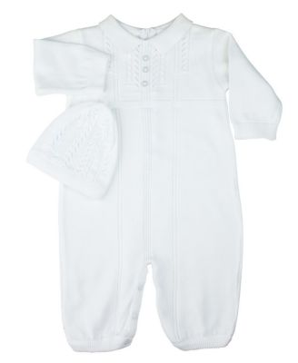 Boys' Collar Knit Longall with Hat - Baby