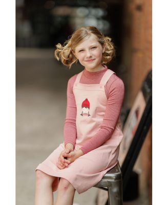 Girls' French Terry Autumn Kids Collection Turtle Neck Top - Baby, Little Kid, Big Kid