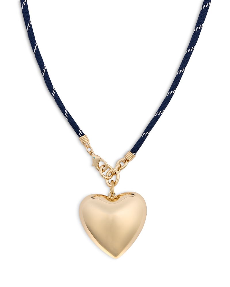Roxanne Assoulin Long Happy Cord Heart Pendant Necklace, 34 · OS
