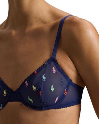 Embroidered Demi Bra