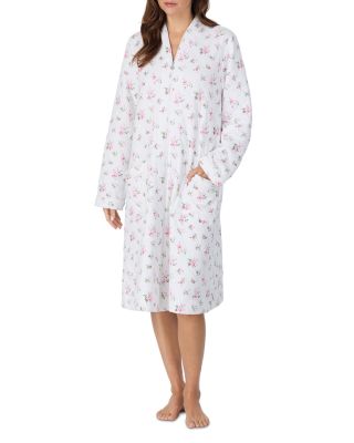 Diamond Jacquard Quilt Zip Front Robe