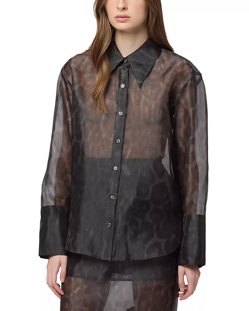 Apparis Tyra Organza Leopard Shirt