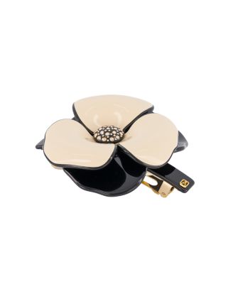  Camelia Acetate Barette