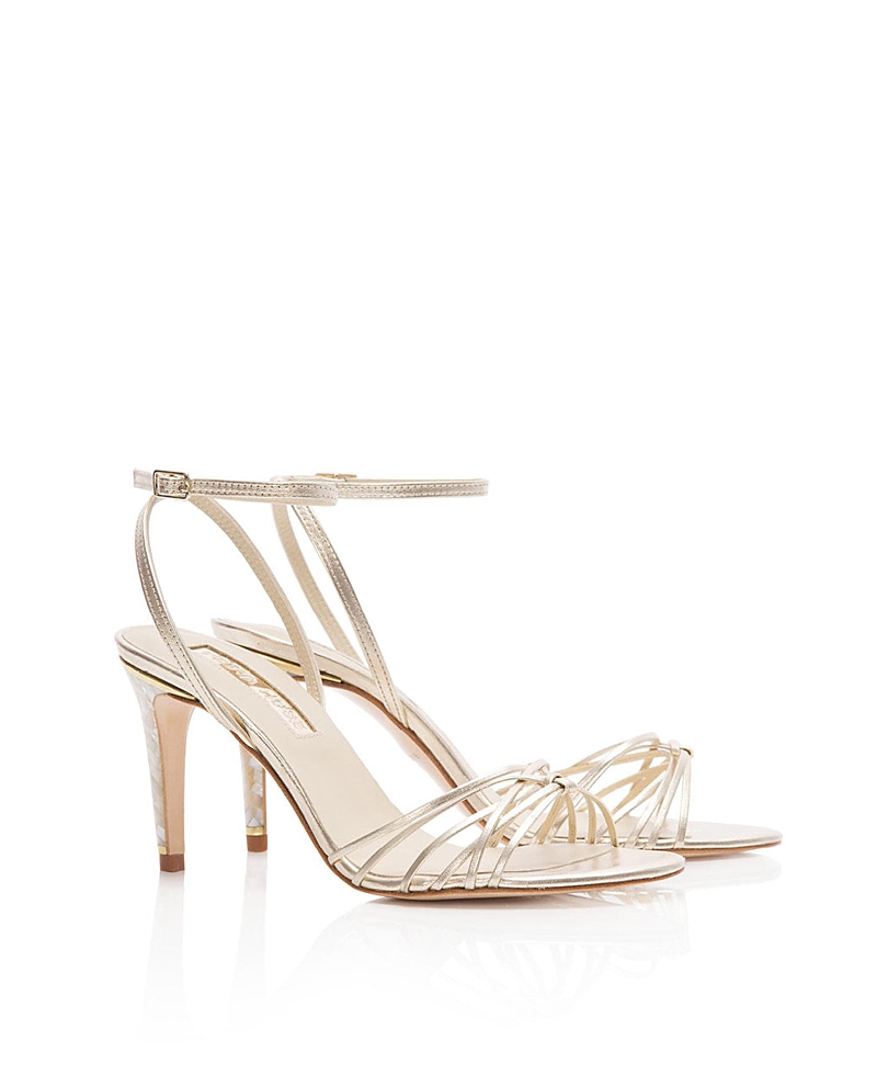 Freya Rose Women's Bella Strappy Gold Sandal