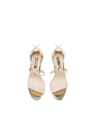 Women's Flora Ankle Strap Pearl Heel Sandal