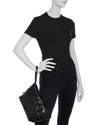 Melina Woven Leather Clutch