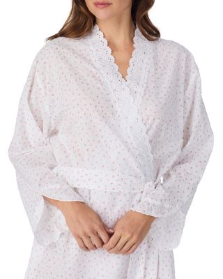 Lawn Short Wrap Robe - Exclusive