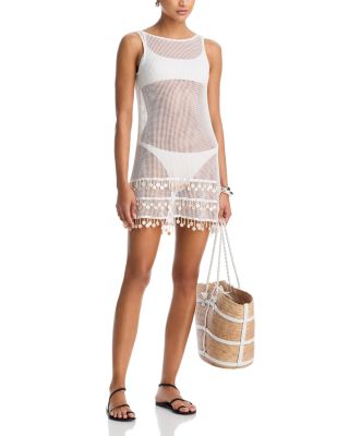 Embellished Mini Dress Swim Cover-Up - Exclusive