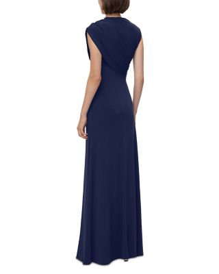 High Slit Asymmetrical Gown