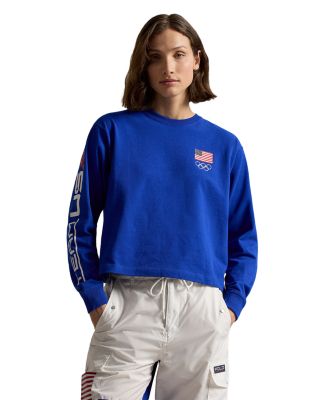 Team USA Cotton Jersey Long-Sleeve Tee