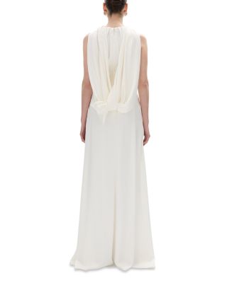 Hallie Draped Cape Gown
