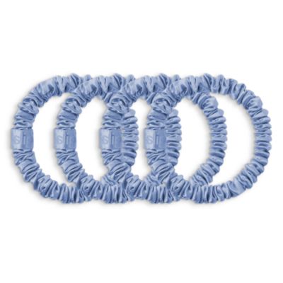 Pure Silk Back to Basics Skinny Scrunchies, Set of 4