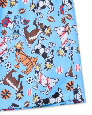 Unisex Printed Pull On Shorts - Big Kid