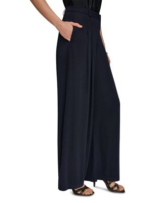 Pleated Wide Leg Pants