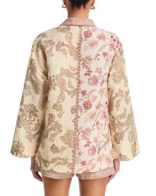 Drop Shoulder Collared Tunic & Elastized Waist Shorts