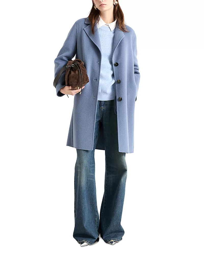 Marella Mllpancia1 Double Wool Blend Coat
